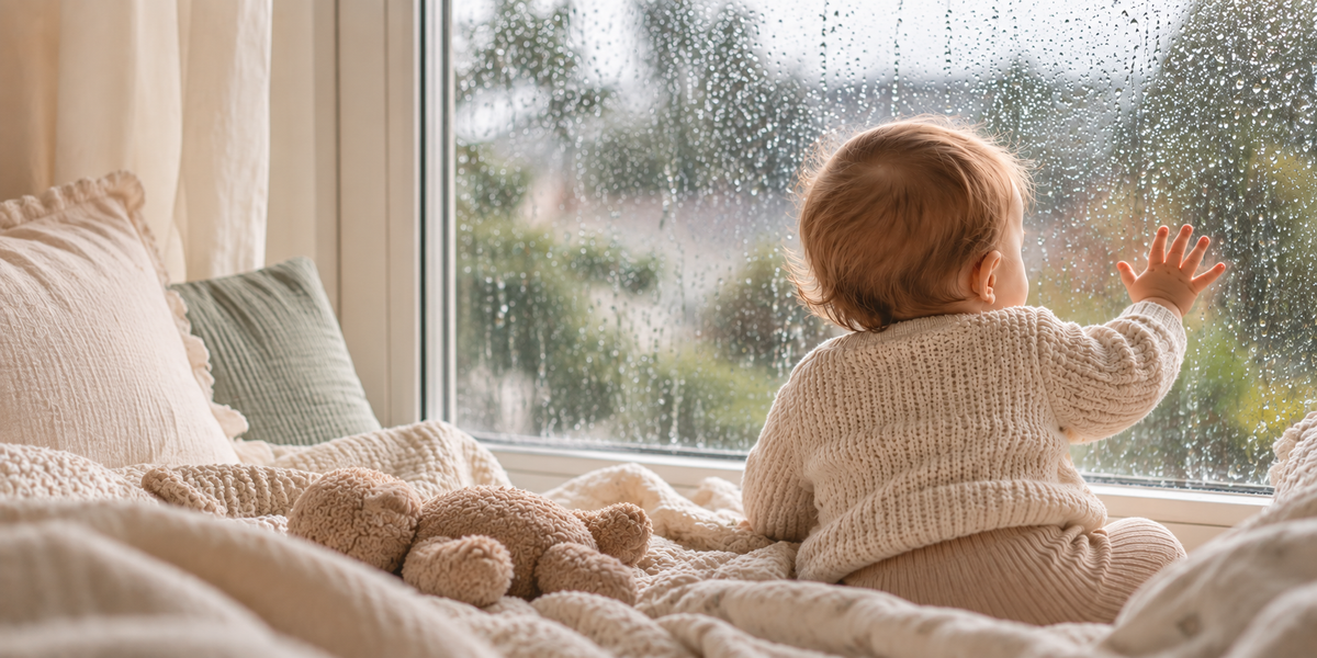 Que faire avec bébé quand il pleut ? 15 activités pour l’occuper